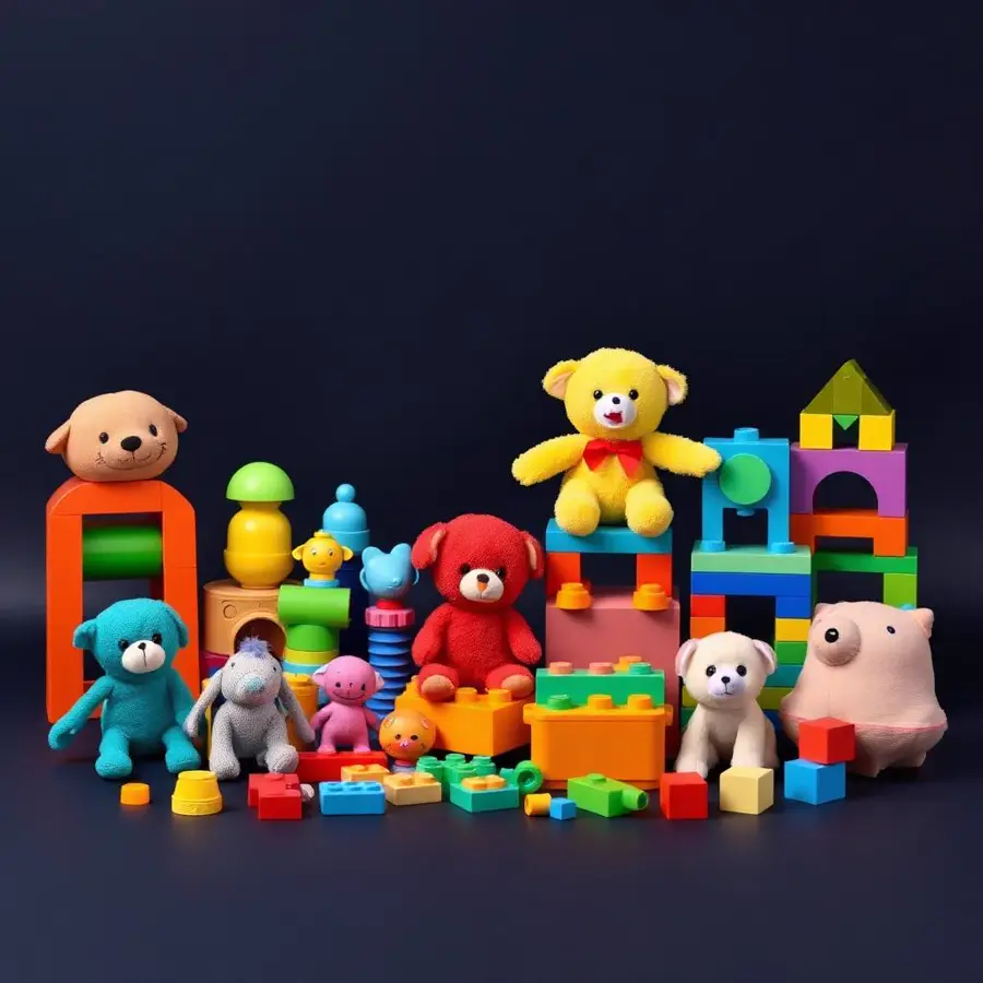 Imported toys shipped from China to India